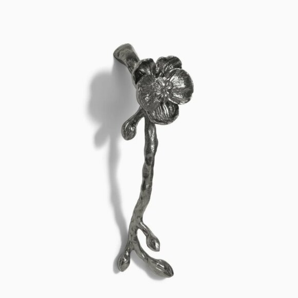 Brand New Michael Aram Black Nickle Plate Orchid 5" Pull - Picture 5 of 6